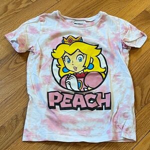 Nintendo Peach Tie-Dye Kids T-Shirt